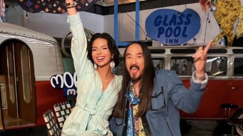 VIDEO: Ángela Aguilar se une al trend del momento y baila con Steve Aoki "El colesterol"