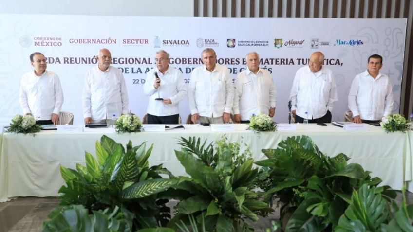 Alfonso Durazo y gobernadores signan convenio turístico Macrorregión Mar de Cortés