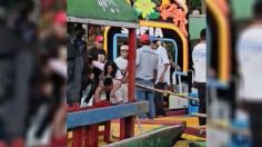 Imágenes sensibles: golpean a jovencitos en las trajineras de Xochimilco