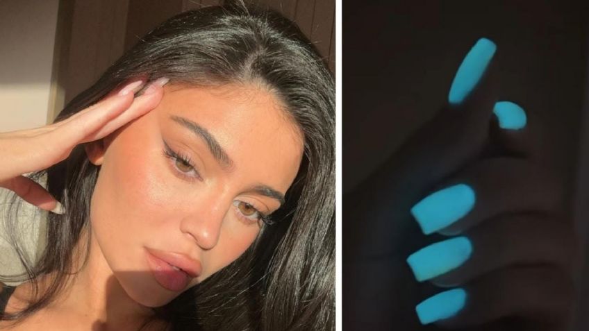 Glow in the dark, el diseño de uñas con el que Kylie Jenner renovó la manicura