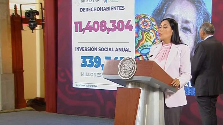 Presenta Ariadna Montiel avance de  Pensiones y Programas para el bienestar; contribuyen a la felicidad