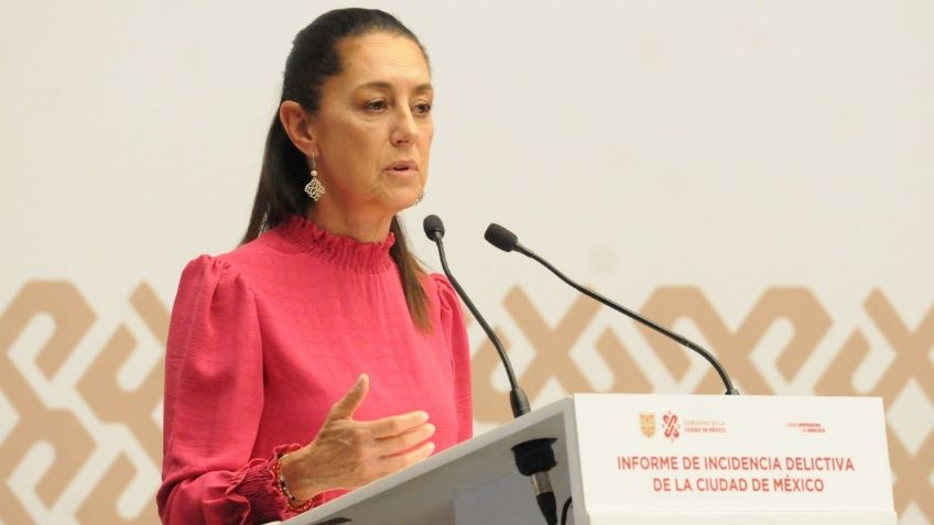 Claudia Sheinbaum presume disminución de la percepción de inseguridad en la CDMX