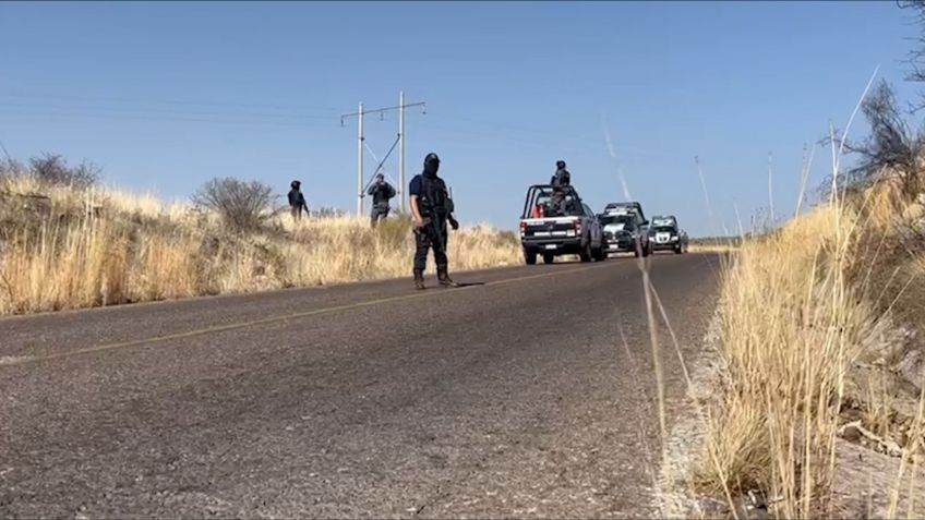 Zacatecas: intensa movilización por asalto a dos canadienses derivó en la muerte de un policía