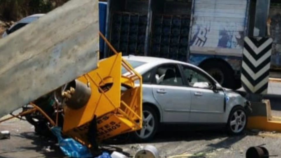 El accidente ocurrió el sábado a las 14:00 horas