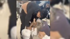 VIDEO: una maestra fue brutalmente golpeada al tratar de parar una pelea de sus alumnos