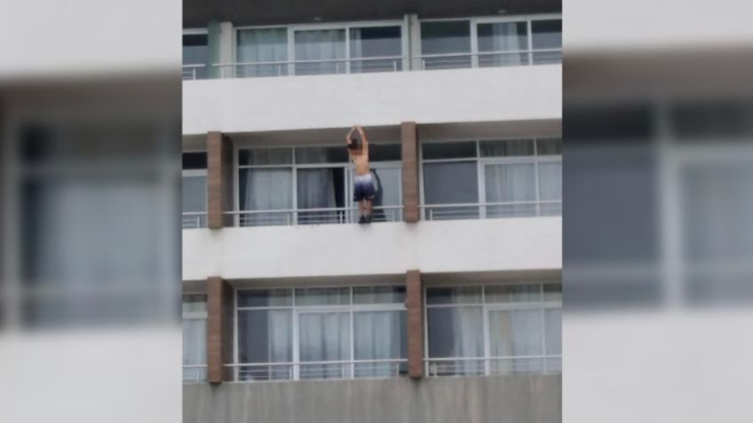 Joven se lanzó del balcón de un hotel en Veracruz: su cabeza estrelló contra el pavimento