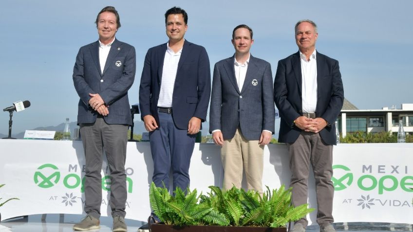 Benjamín Salinas inaugura la segunda edición del Mexico Open at Vidanta