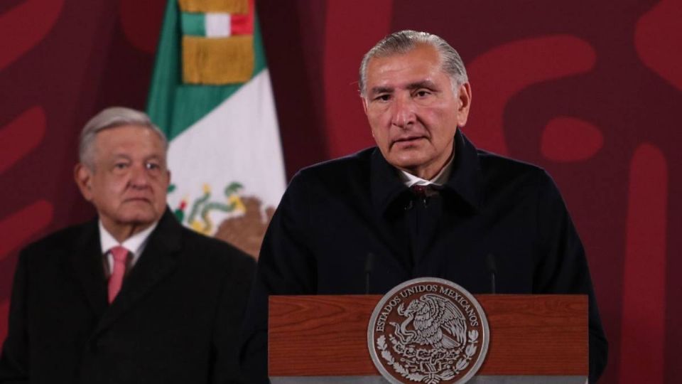 Adán Augusto López Hernández en la Mañanera.