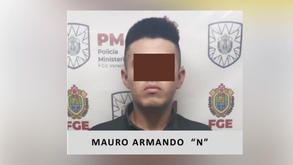 Mauro Armando 'N' fue detenido.