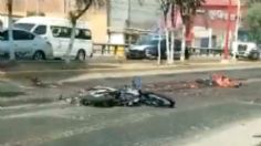 Un trailero atropelló a un motociclista en la México-Texcoco y huyó: lo detuvieron km. más adelante