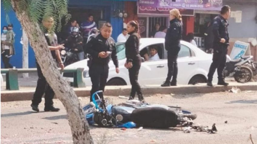 Quedó irreconocible: las impactantes imágenes del trágico accidente donde murió arrollado un motociclista