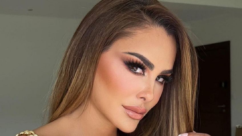 Desde la alberca, Ninel Conde tiene el traje de baño más chic de la temporada