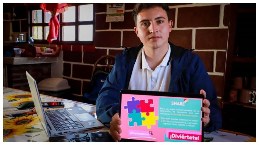 Acercan educación básica mediante una app creada por un joven mexiquense