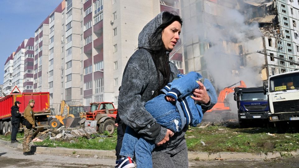 Es la primera vez en meses que el Kremlin ataca la capital Kiev.