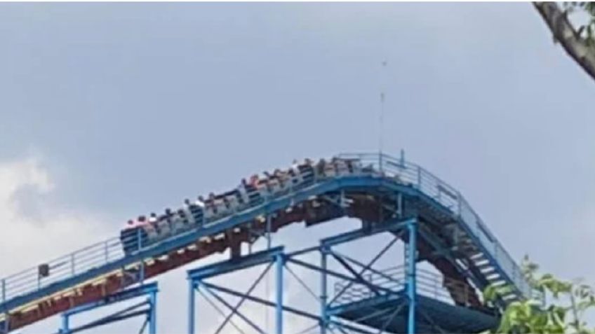 En pleno Día del Niño: decenas de personas quedan "suspendidas" en el aire arriba del Superman en Six Flags