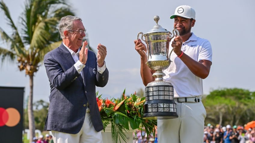 Tony Finau conquista el título del Mexico Open at Vidanta con un score de 66 golpes