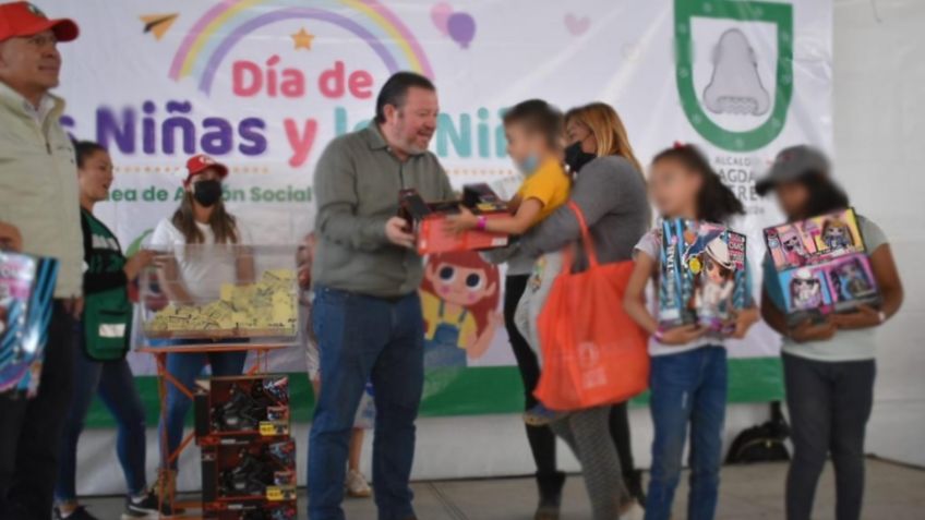 La alcaldía La Magdalena Contreras festeja a niños y niñas con regalos y espectáculos infantiles