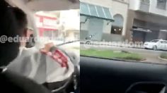 VIDEO: un conductor de Uber desesperado por los robos, persigue y aplasta a un ladrón