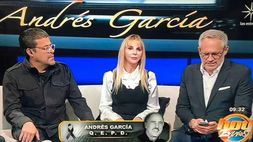 Conductores del programa Hoy interrumpen sus vacaciones para despedir a Andrés García, así fue el momento