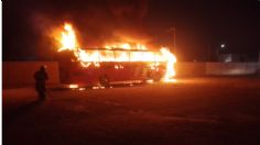 Se incendia autobús en Central Camionera de Torreón