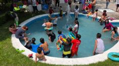 FOTOS: inauguran balneario La Ballenita en la Cuauhtémoc y chilangos lo desbordan el primer día