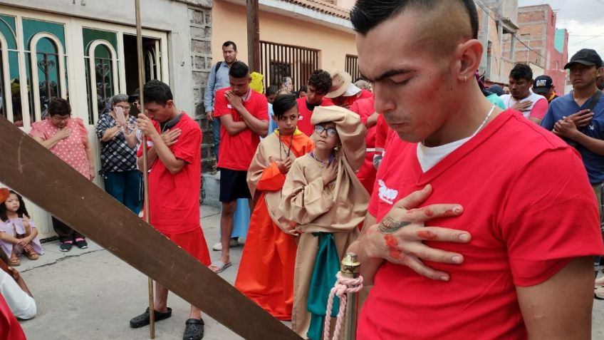 FOTOS | Así se vive el Viacrucis en Veracruz