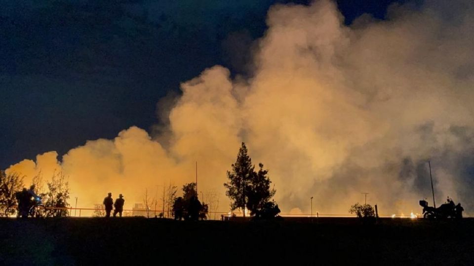 El incendio se suscitó el jueves por la tarde.