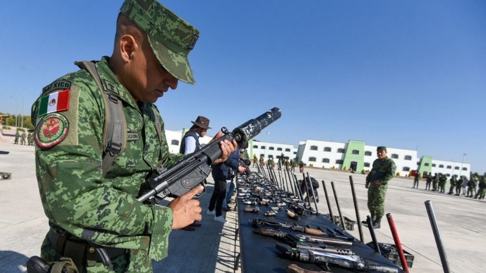 Así hacen las armas en el Ejército Mexicano. FOTO: Cuartoscuro