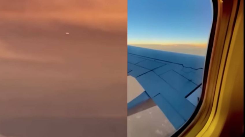 VIDEO | desde un avión captan un aterrador Objeto Volador: “No se movía rápido ni flotaba”