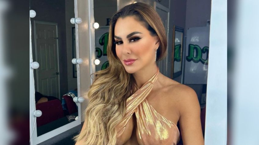 Desde el escenario, Ninel Conde enamora a sus fans con impactante look rojo pasión