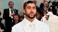 Bad Bunny llegó sin Kendall Jenner a la MET Gala y con una gran “cola” ¿de novia?