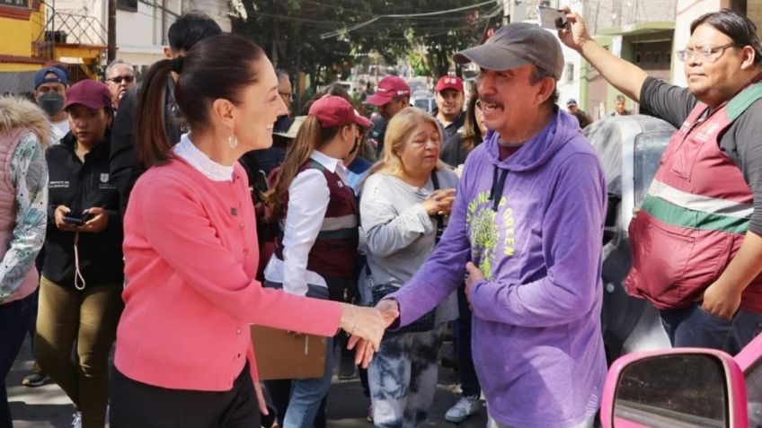 Claudia Sheinbaum visita alcaldía Coyoacán para supervisar "Bienestar en tu colonia"