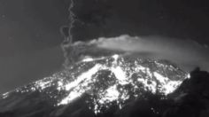 VIDEO: la potente explosión en el volcán Popocatépetl que cimbró Puebla esta madrugada