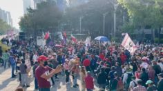 "Aquí se ve la fuerza del SME": electricistas desquician el paso en Insurgentes y marchan hacia el Zócalo