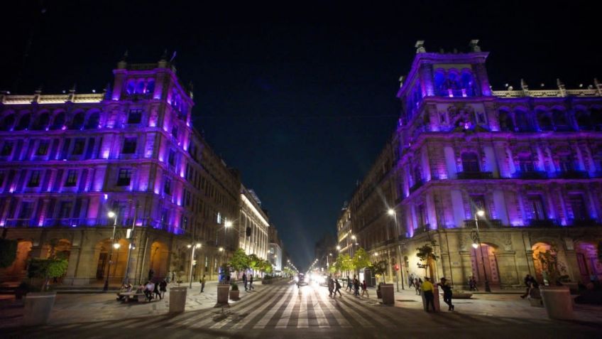 Día Mundial de Lupus: Edificios emblemáticos de la CDMX se iluminan de morado