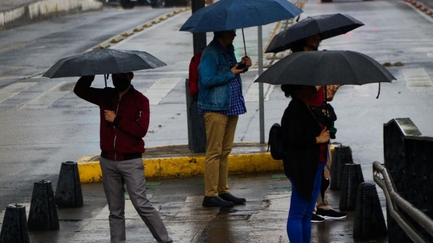 A sacar el impermeable: activan alerta amarilla por fuertes lluvias en 10 alcaldías de CDMX