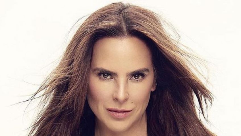 Kate del Castillo derrocha estilo al abrirse la chaqueta de cuero