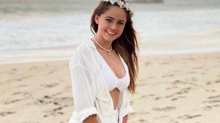 Desde Acapulco, Jessica Segura da lecciones de moda en bañador blanco y neón