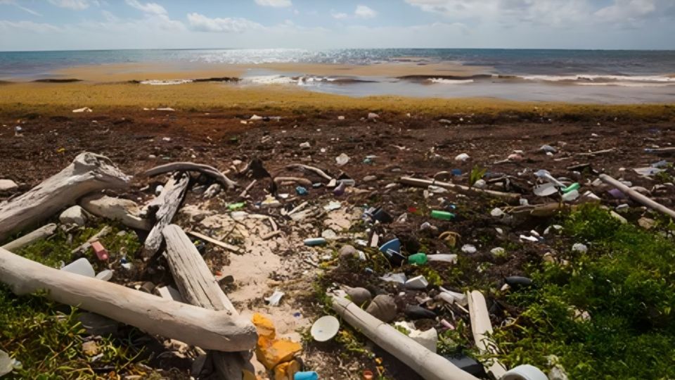 Los grandes vórtices del océano reciben el agua contaminada desde los márgenes de los continentes y los residuos terminan en el mar.