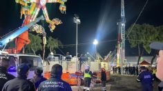 24 personas quedan atrapadas en un juego mecánico de la Feria de San Isidro en Metepec