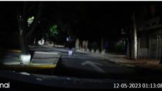 VIDEO | En una acción heroica, taxista se defiende de un atraco y así persiguió al presunto ladrón en medio de la noche