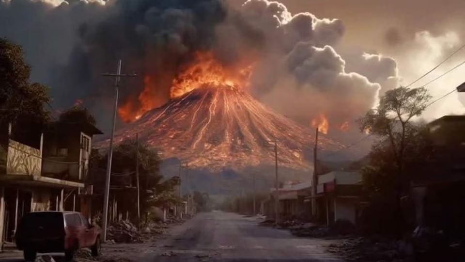 Ríos de lava llenarían las calles de Estado de México, Puebla y Ciudad de México.