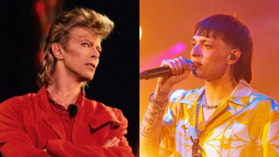 David Bowie lució de diferentes maneras el mullet durante su carrera