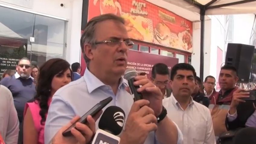 Marcelo Ebrard destaca que elección en Morena será un proceso abierto: "Una encuesta en donde el pueblo va a decidir"