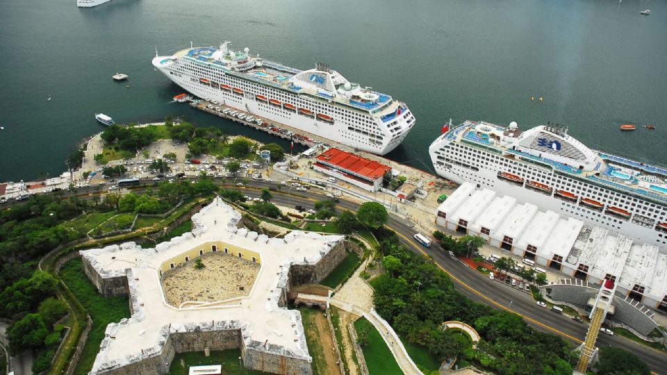 La llegada de excursionistas en cruceros a México, representó un ingreso en divisas de 241 millones de dólares