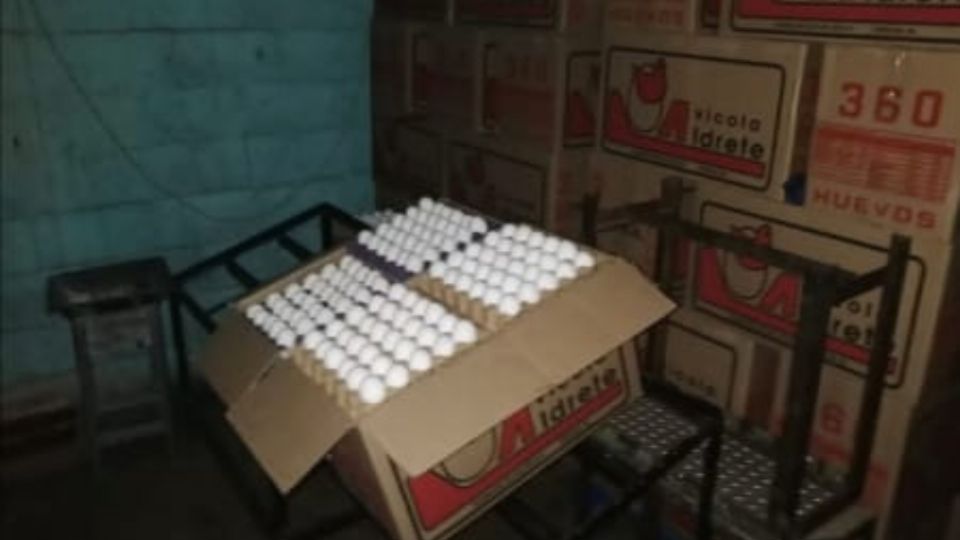 Autoridades les confiscan huevo y droga en el Valle de Toluca