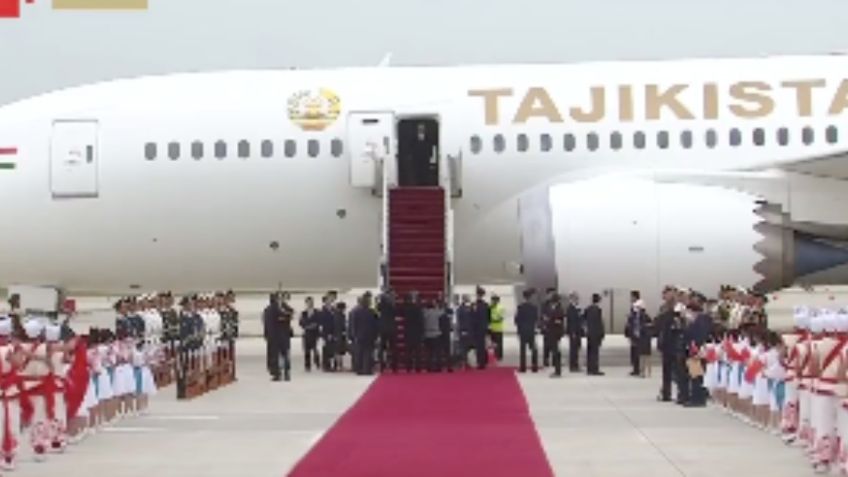 VIDEO: estrenan el avión presidencial en Tayikistán, así fue el momento