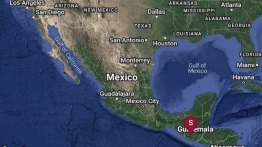 Se registra sismo de 6.2 con epicentro en Chiapas: percepción débil en CDMX