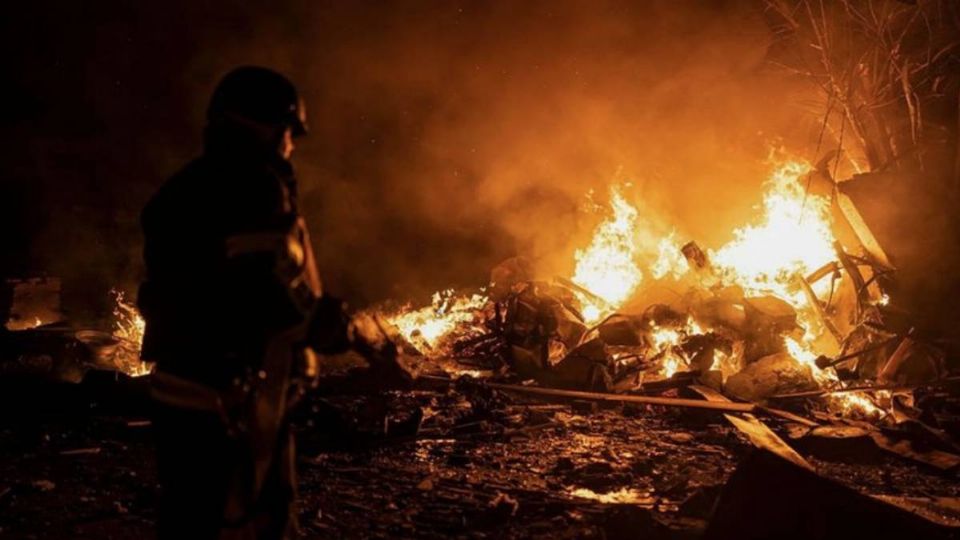 Kiev sufrió bombardeos de Rusia el martes por la noche.