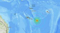 Megasismo en el Pacífico Sur genera alerta de tsunami